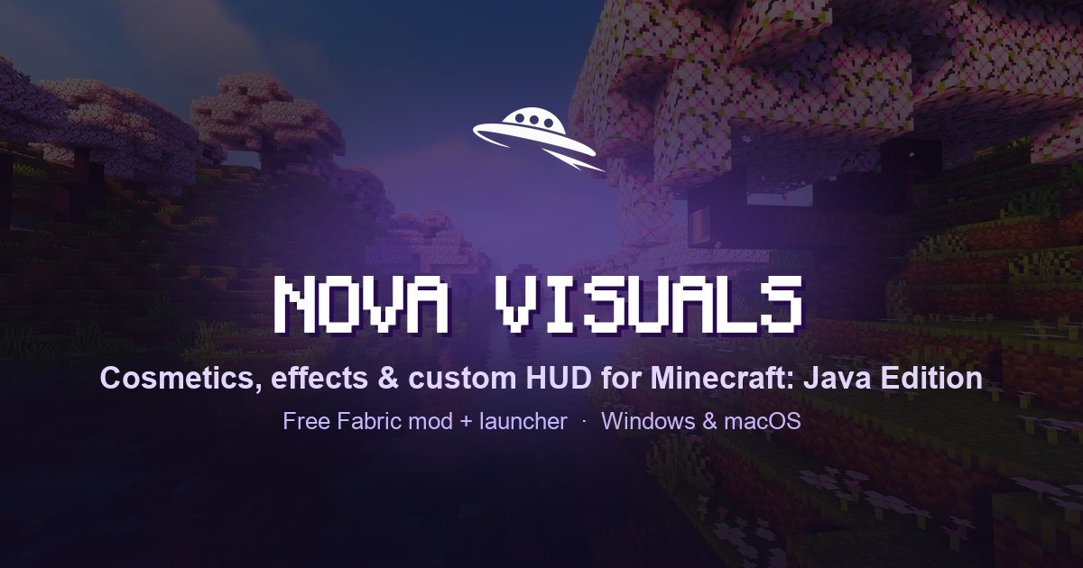 Updates · Nova Visuals